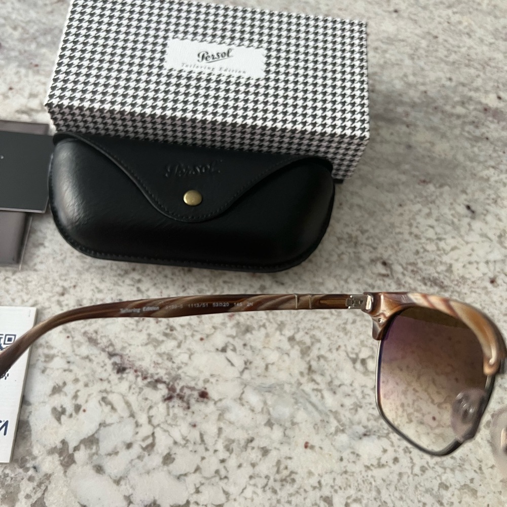 Persol 53mm Sunglasses - NWT - Picture 8 of 10
